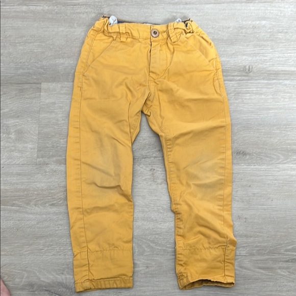 Kids Mustard Yellow Pants - Picture 1 of 1